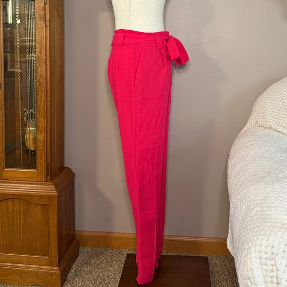 Express Hot Pink High-Rise Ankle Pants – Women's Size 4L - Picture 3 of 9